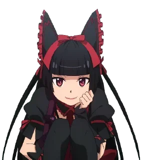 😏 emoji Ricchans stickers 3 @anime_stickerr Telegram sticker 14 of 77