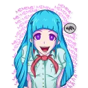 😊 emoji 2D #1 | @IMG2D Telegram sticker 7 of 120