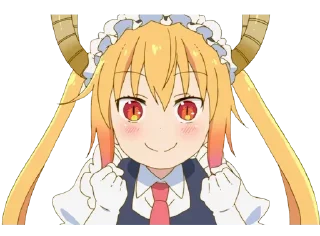 🙂 emoji Tohru Kobayashi Telegram sticker 6 of 41