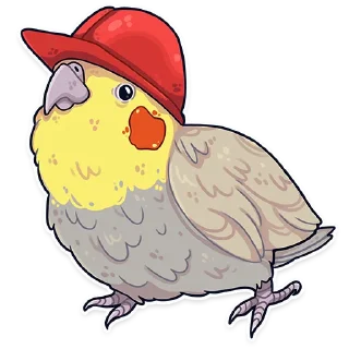 🙄 emoji ПАПУГИ by @kotypic Telegram sticker 7 of 21