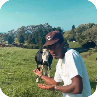 🐮 emoji The Creator Tyler • @Earth928B Telegram sticker 17 of 50
