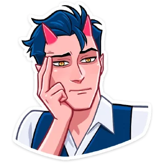 😐 emoji Дьявол (@TgSticker) Telegram sticker 15 of 48