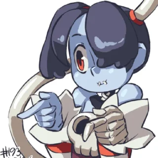 😄 emoji Skullgirls Telegram sticker 10 of 109