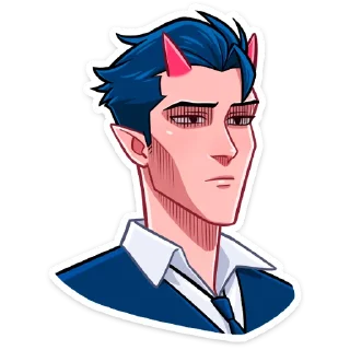 😑 emoji Дьявол (@TgSticker) Telegram sticker 18 of 48