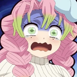 😨 emoji Мицури @anime_sticks Telegram sticker 5 of 20