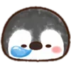 🏳 emoji 粉彩企鵝 | @/Seikou Telegram sticker 7 of 8