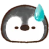 🏳 emoji 粉彩企鵝 | @/Seikou Telegram sticker 6 of 8