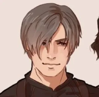 🤗 emoji Leon Kennedy @sozdat_stikery_bot Telegram sticker 22 of 55