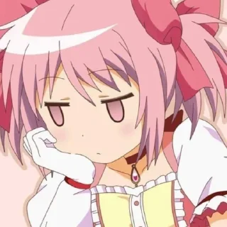 😒 emoji Madoka magica! :D Telegram sticker 8 of 90