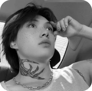 Sticker from Yujin from Dan. :: @mihoswag