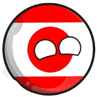 Sticker from Country balls