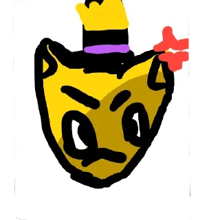 😡 emoji Стикеры короля котов (Changed) ➡️ @Ctikerubot Telegram sticker 5 of 49