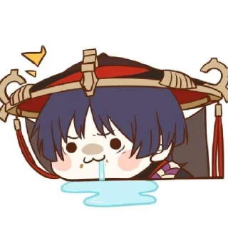 ⛩️ emoji Scaramouche  :t.me/GenshStik ; @NonAmE0115171 Telegram sticker 3 of 35