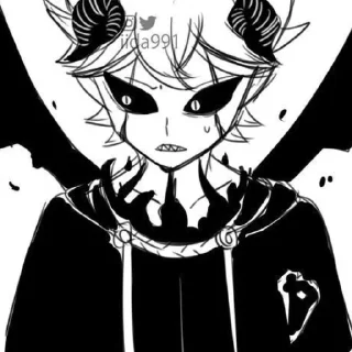 Sticker from |•Либе. От: @BlackClover0912