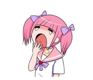 🥱 emoji Menhera chan @kiwiys Telegram sticker 5 of 25