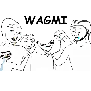 💛 emoji NFT Wojak Telegram sticker 1 of 14