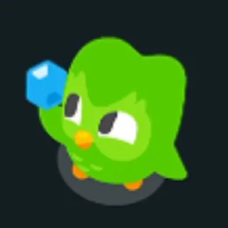 Sticker from Duolingo funny animations