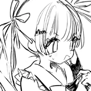😠 emoji girls —> ୨ kᥲꪮⲙꪮᥱ . . ♡ Telegram sticker 6 of 25