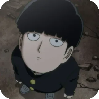 Sticker from Mob Psycho 100 • @Earth928B