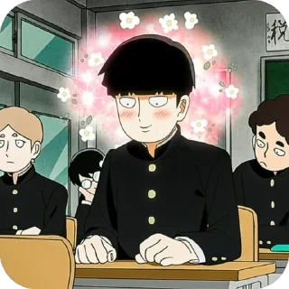 🥰 emoji Mob Psycho 100 • @Earth928B Telegram sticker 7 of 90