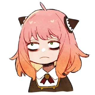 😐 emoji Spy & family @anime4_arts Telegram sticker 17 of 120