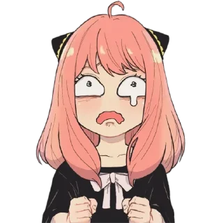 😭 emoji Spy & family @anime4_arts Telegram sticker 10 of 120
