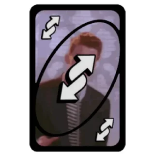 #️⃣ emoji Mega UNO reverse pack Telegram sticker 6 of 15