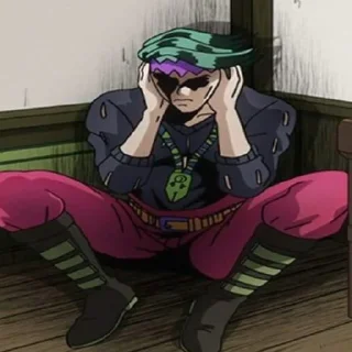 ✒️ emoji Rohan Kishibe Telegram sticker 7 of 119