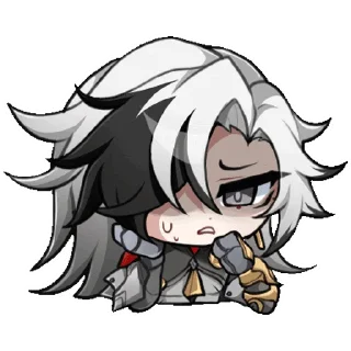 😞 emoji Boothill @stickersMH Telegram sticker 11 of 89
