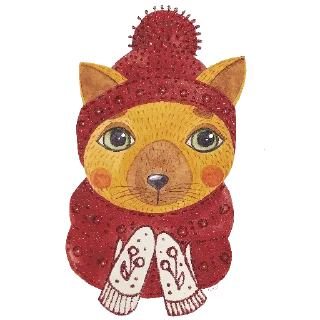 🧣 emoji Ника Кот Telegram sticker 24 of 57