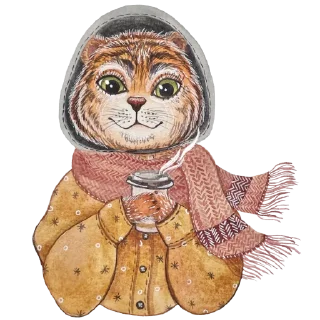 🐯 emoji Ника Кот Telegram sticker 7 of 57