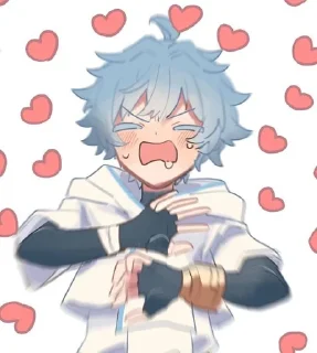 💙 emoji Чунь Юнь Telegram sticker 23 of 28