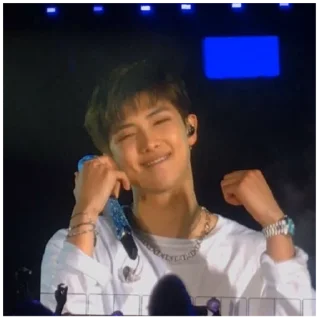 😏 emoji Namjoon is our God Telegram sticker 12 of 22