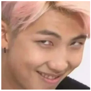 😏 emoji Namjoon is our God Telegram sticker 21 of 22