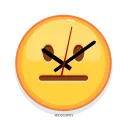 😐 emoji Больше стиков тут: @stikery4 Telegram sticker 21 of 50