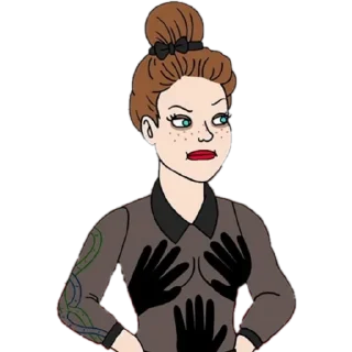 😕 emoji BoJack Horseman Telegram sticker 24 of 42
