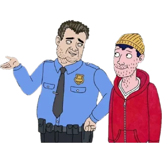 👮‍♀️ emoji BoJack Horseman Telegram sticker 13 of 42