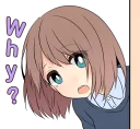 😗 emoji Sasakichi's moody girl ENG :: @line_stickers Telegram sticker 17 of 40