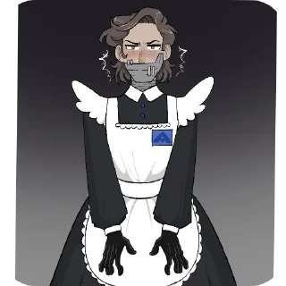 🙇‍♀ emoji нацист и альцгеймер .не юзать. только наши стикеры Telegram sticker 14 of 15