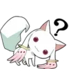 💮 emoji 🍧Kyubey💮 @MadokaMagicaDailyConfession Telegram sticker 8 of 200