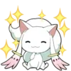 💮 emoji 🍧Kyubey💮 @MadokaMagicaDailyConfession Telegram sticker 4 of 200
