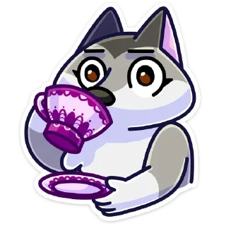 Sticker from Волчица Аста :: @TgSticker