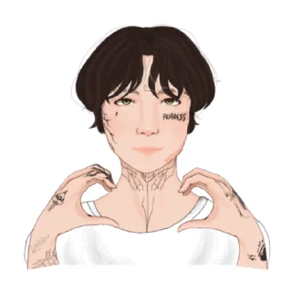 ❤️ emoji Вилкой в глаз или в попу раз - @violetthilsfan Telegram sticker 9 of 15
