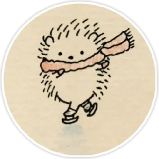 😬 emoji hedgehog Danya Telegram sticker 11 of 62