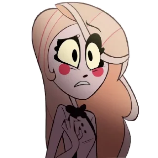 😖 emoji @HazbinStick Telegram sticker 13 of 45