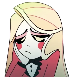 😞 emoji @HazbinStick Telegram sticker 6 of 45