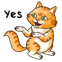 ✅ emoji Striped Cat Telegram sticker 13 of 30
