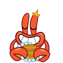 💰 emoji Krab by @shurmin_jpg Telegram sticker 8 of 19