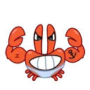 💪 emoji Krab by @shurmin_jpg Telegram sticker 7 of 19