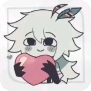 ❤ emoji Бумажное образование @anime4_arts Telegram sticker 11 of 30